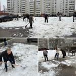 Сотрудники ГАУ «МФЦ» приняли участие в месячнике по благоустройству 