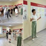 Сотрудники мфц начали рабочий день с производственной гимнастики