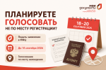 Планируете голосовать не по месту регистрации?